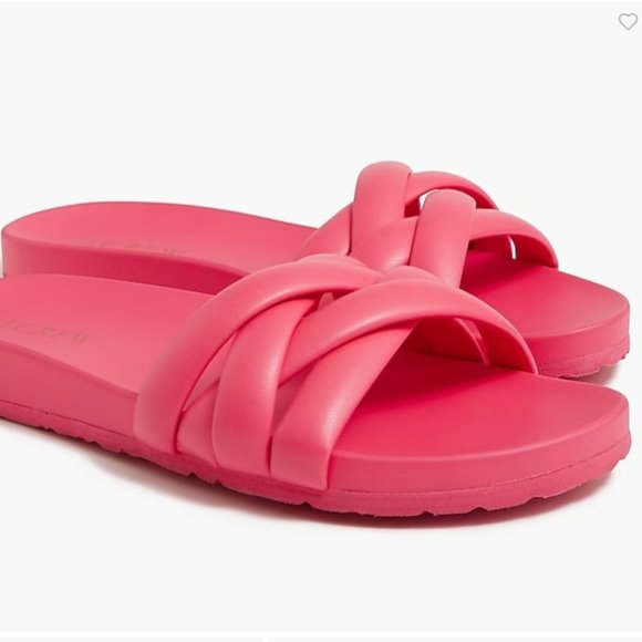J.Crew Factory Crisscross Slide Sandals - Picture 1 of 6